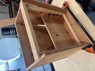 Swarm traps under construction in workshop